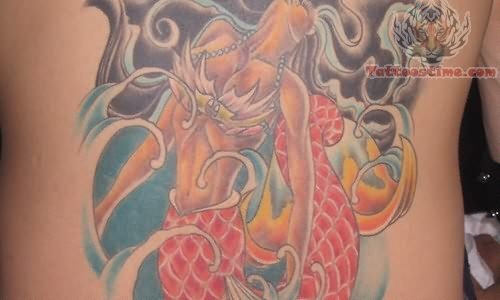 Colorful Mermaid Tattoo