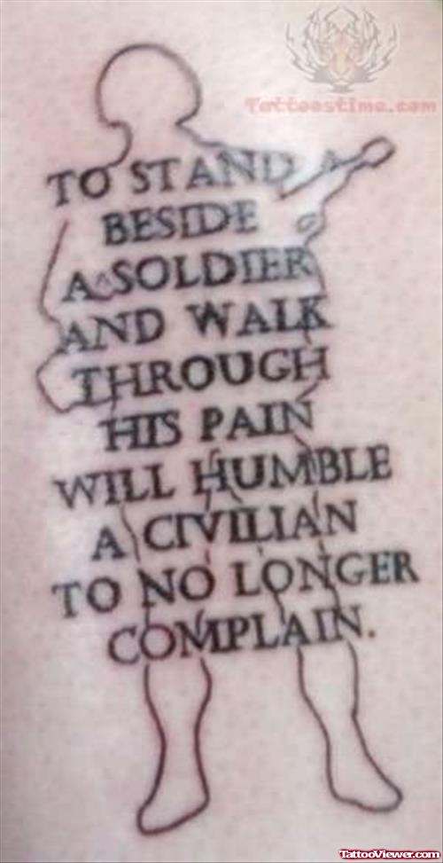 Soldier - Military Tattoo