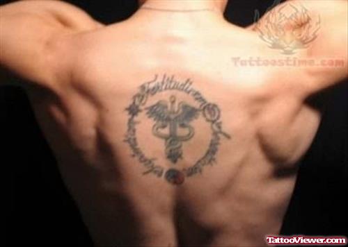Military Back Body Tattoo For Men