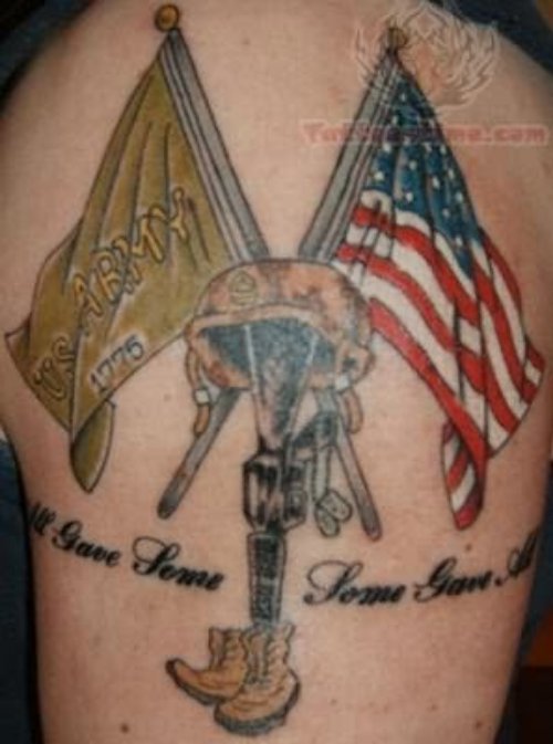 Military Flags Tattoos