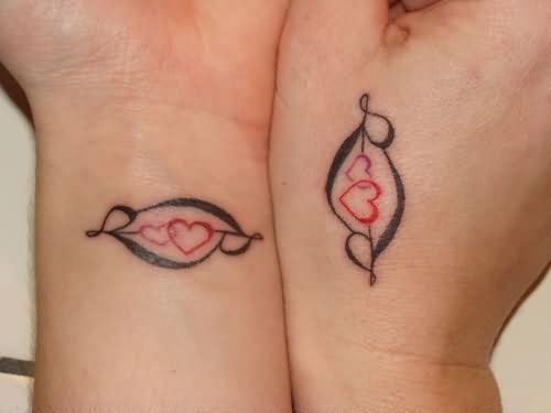 Black And Red Mom Tattoo