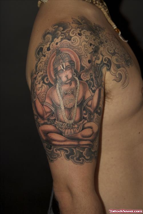 Religious Tattoos - Hanuman