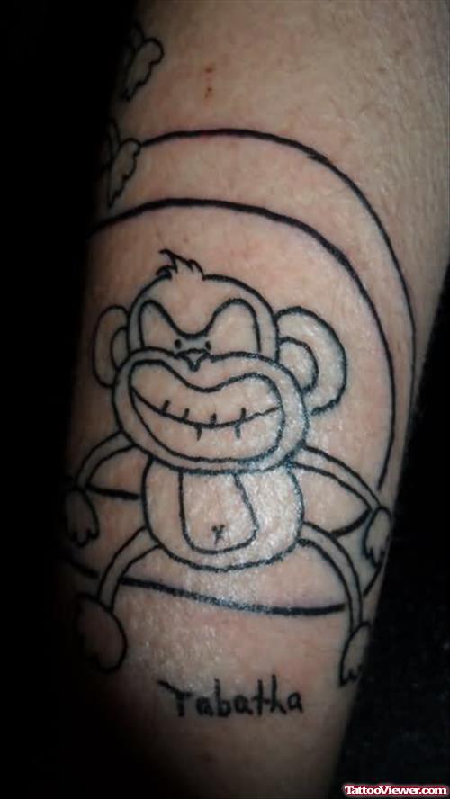 Monkey Arm Tattoo