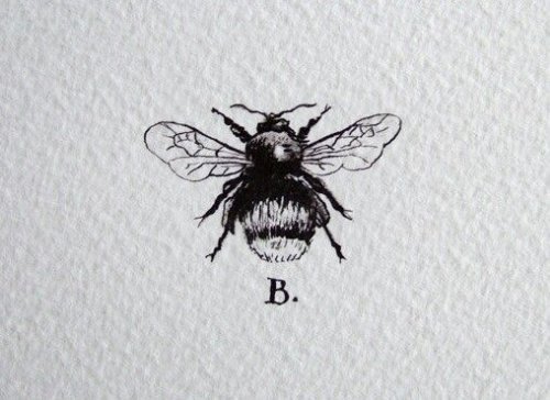 Latest Bee Tattoo Design