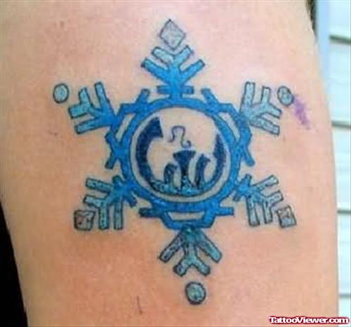 New Symbol Tattoo On Muscle