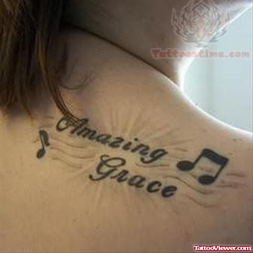 Graceful - Music Tattoo