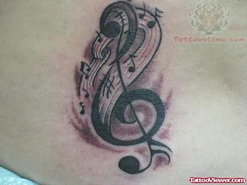 Amazing Musical Tattoo