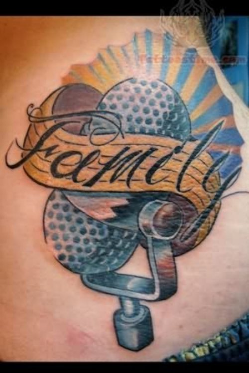 Music Tattoo - Microphone