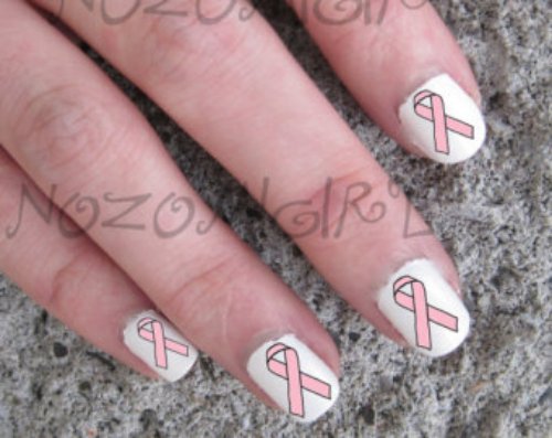 Ribbon Nail Tattoos