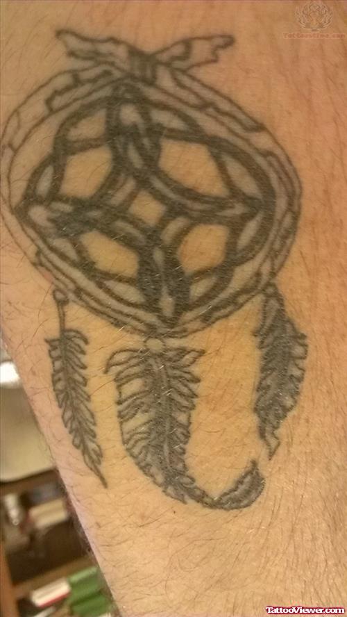 Celtic Knot Dream Catcher Tattoo