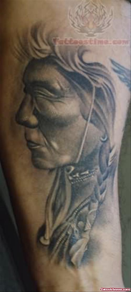 Silver Back Native Tattoo