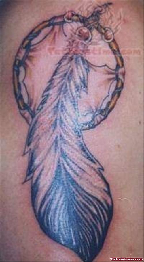 Native Feather Tattoo