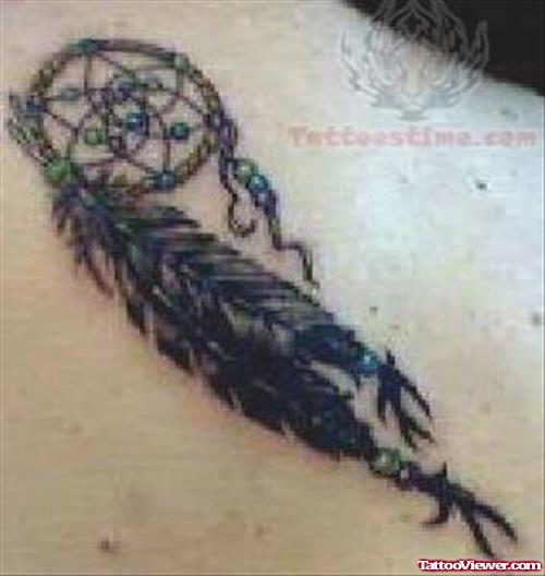 Black Wings Native American Tattoo