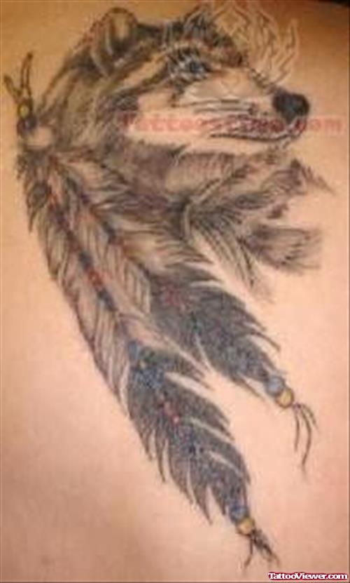 Native American Dog Tattoo