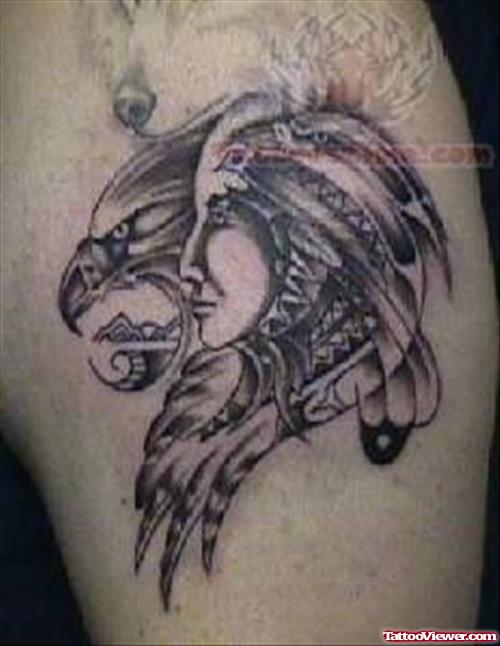 Eagle Native American Tattoo