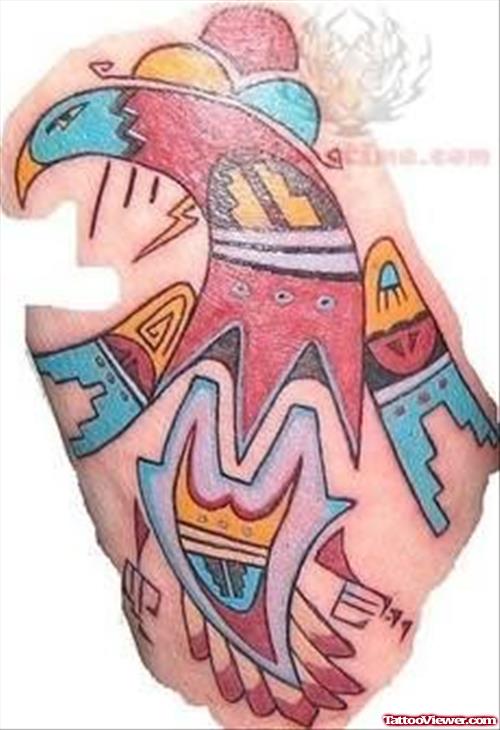 Color Ink  Native American Tattoo