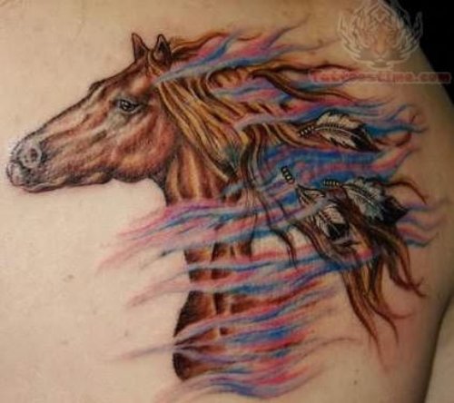 American Horse Tattoo