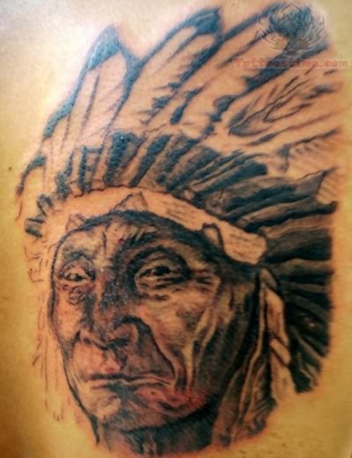 Native American Chief Tattoo