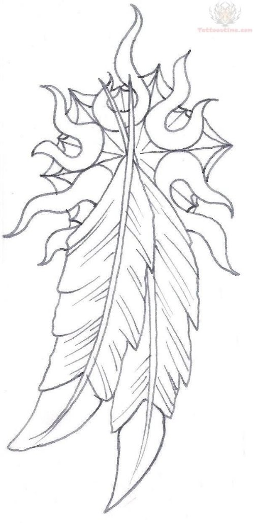 Feathers  Tattoos Designs