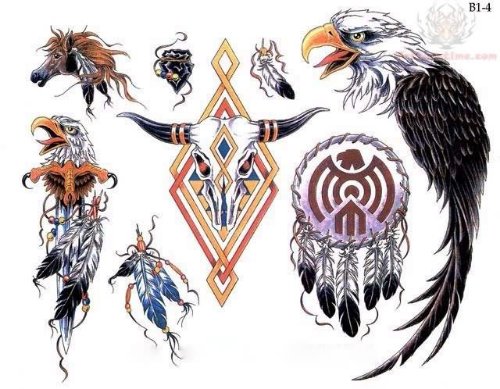 Native Tattoos Designs Samples