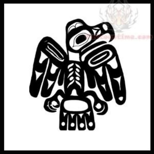 Native American Eagle Tattoo Design
