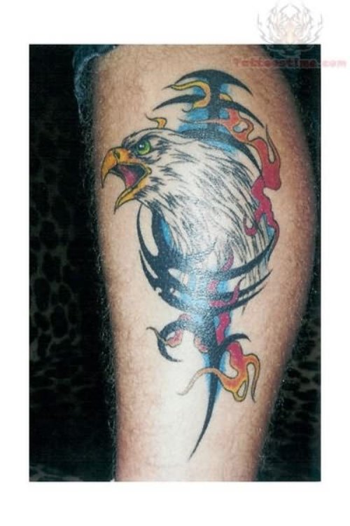 Native American Bird Tattoo