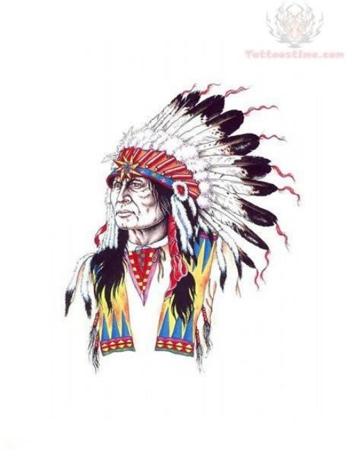 Native Americans Tattoos Designs