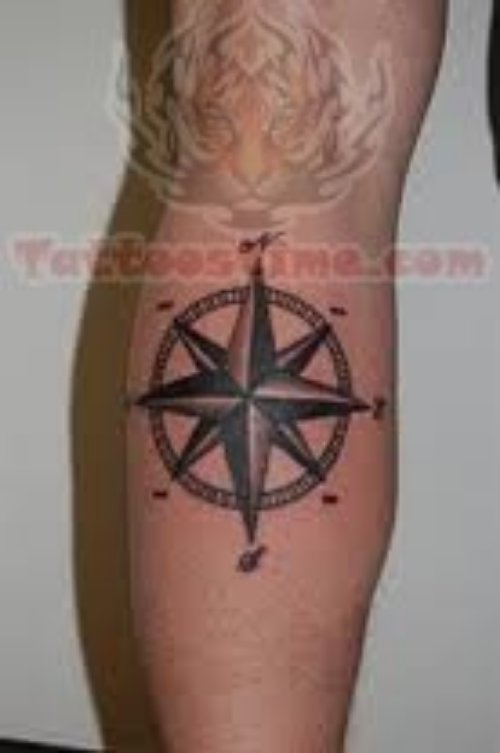 Nautical Star Wheel Tattoo
