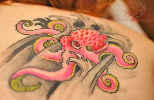 Nautical Octopus Tattoo