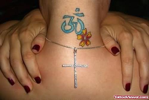 Religious Tattoos On Back Neck