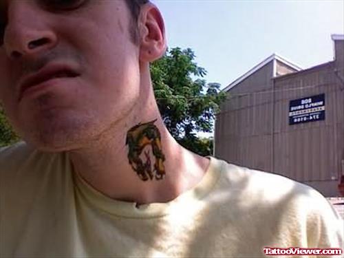 Awesome Neck Tattoo For Men