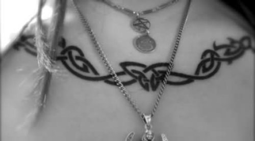 Celtic Necklace Tattoo
