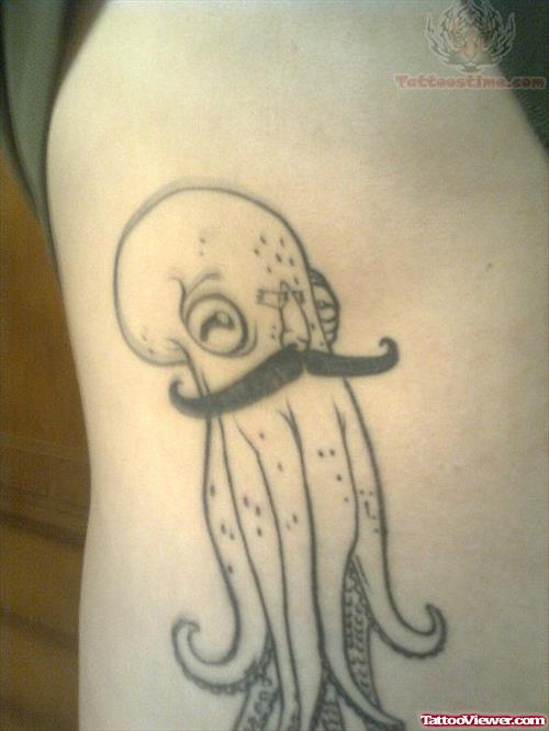Octopus Outline Tattoo