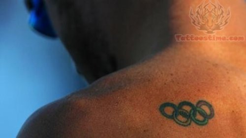 Small Olympic Rings Tattoo