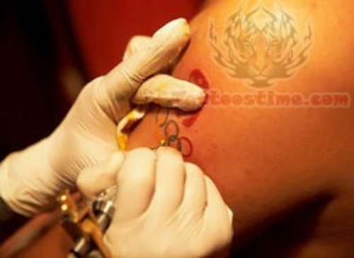 Olympic Rings Tattoo Making