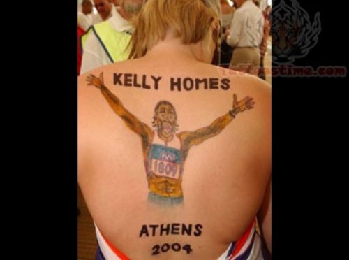 Wonderful Olympic Athlete Tattoo