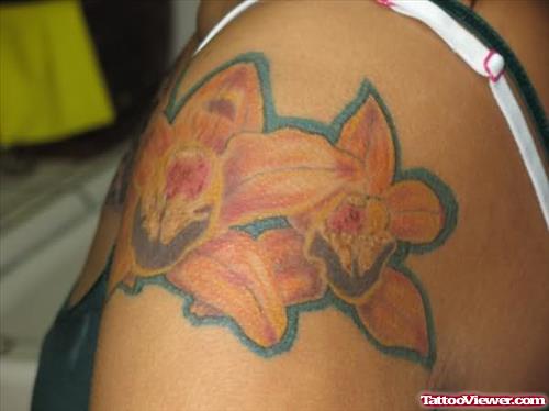 Orchid Flowers Tattoos
