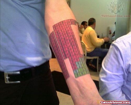 Scientific Tattoos On Arm