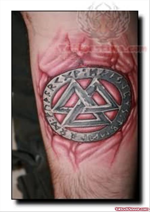 Pagan Tattoo Design On Arm