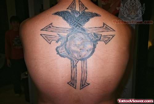Big Cross Pagan Tattoo
