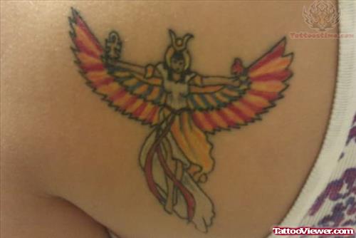 Pagan Tattoo On Back Shoulder
