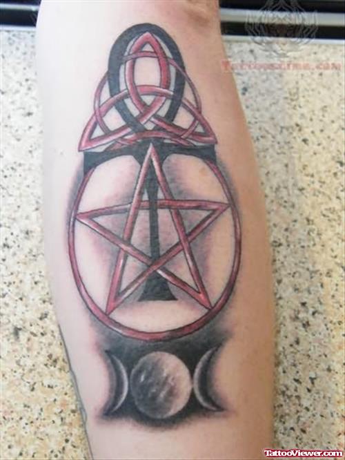 Stylish Pagan Tattoo