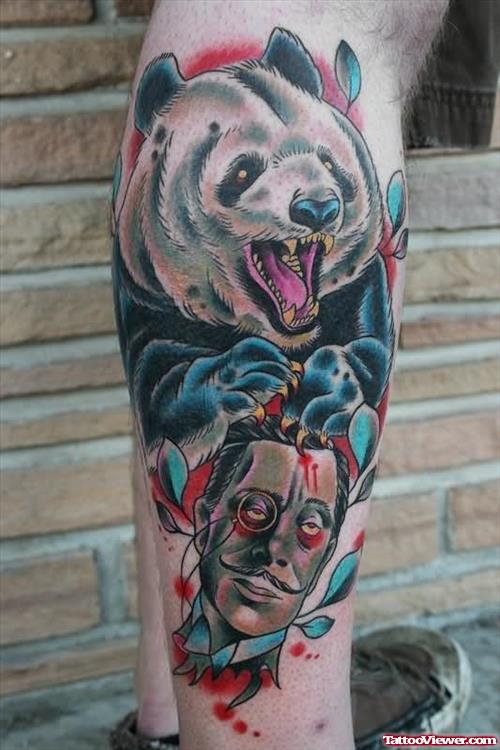 Angry Panda Tattoo
