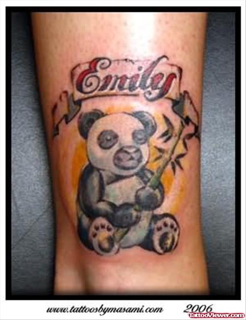 Panda Large Tattoo