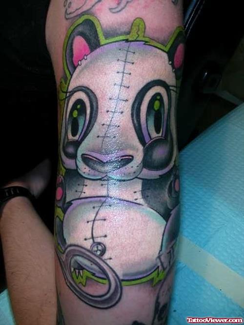 Panda Stiched Tattoo