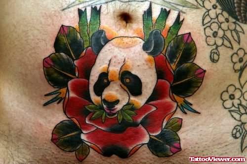 Beautiful Panda Tattoo For Body