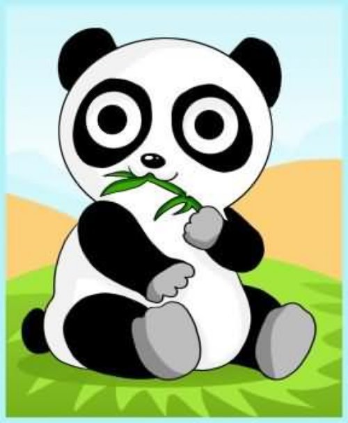 Cartoon Panda Bear Tattoo Picture