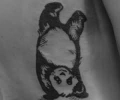 Panda Stand On Hands Tattoo