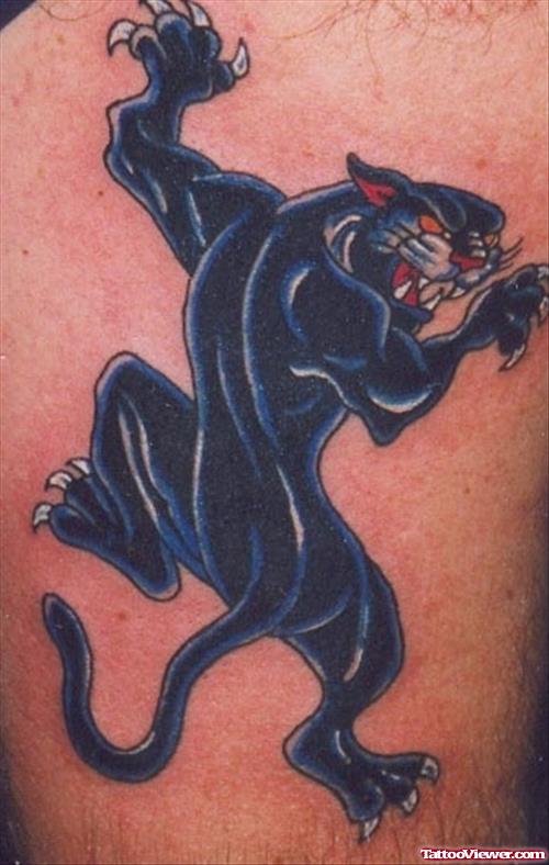 Amazing Black Panther Tattoo