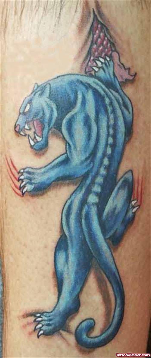 Blue Panther Tattoo